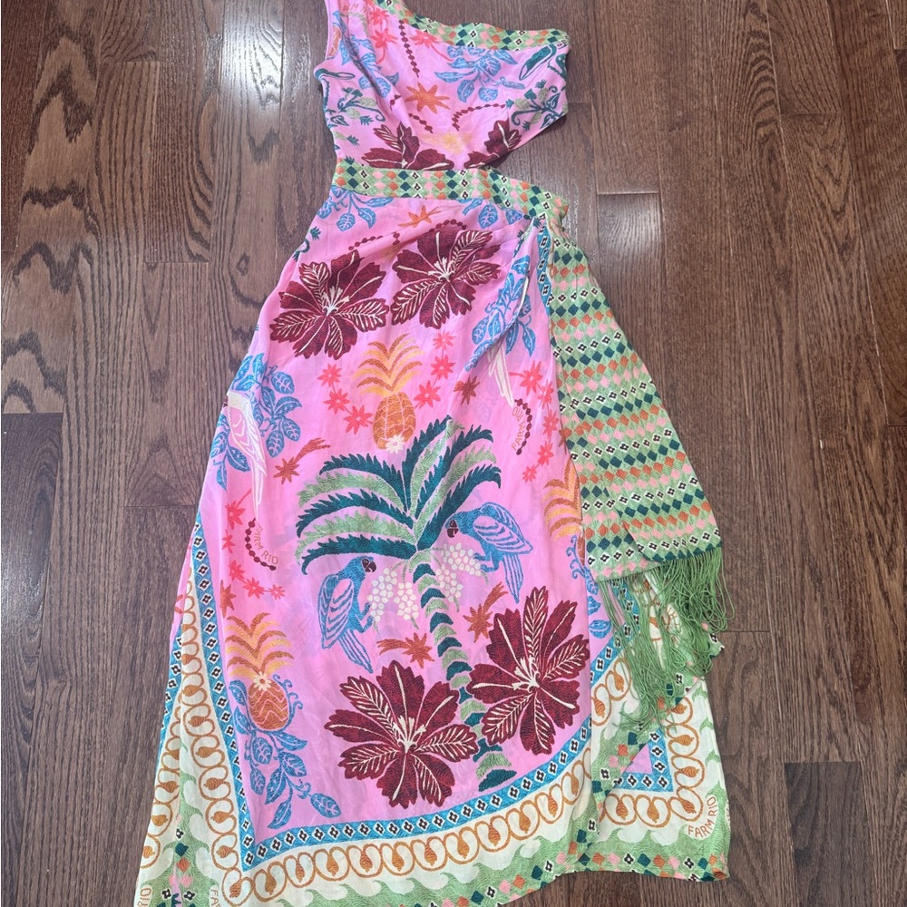 Farm Rio Fruits Queen Scarf Dress - Picture 4 of 4
